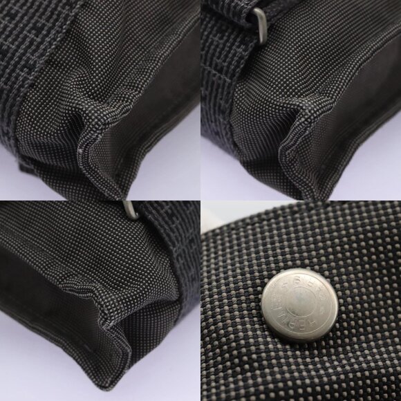 HERMES Herbag A Dos PM Backpack Canvas Gray Auth BD163 - Picture 13 of 15